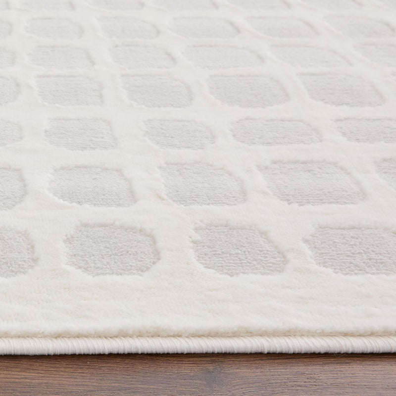 Lavin Rugs U9004 Brenta 2' x 3' Checkerboard Rug, Grey Gold/Neutral