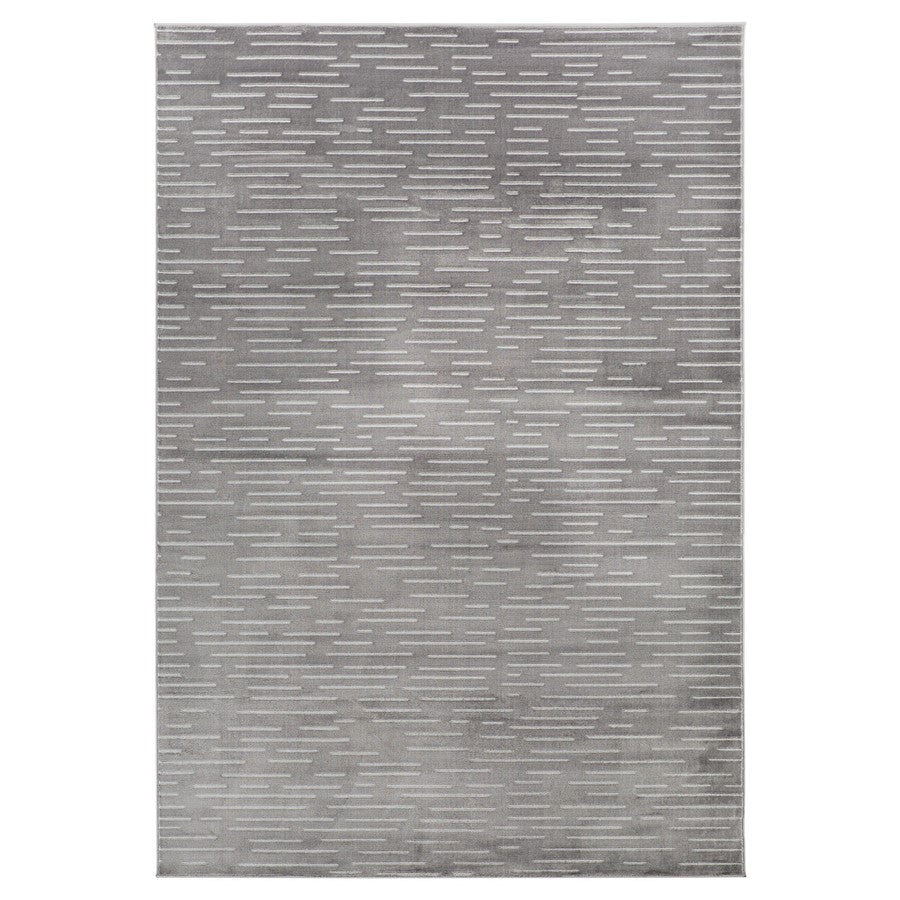 Lavin Rugs U9005 Brenta 2' x 3' Linear Rug, Grey Cream/Grey - U9005-0203