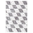 Lavin Rugs U9006 Brenta 2' x 3' Geo Rug, Grey Cream/Black/White - U9006-0203