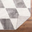 Lavin Rugs U9006 Brenta 2' x 3' Geo Rug, Grey Cream/Black/White