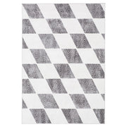 Lavin Rugs U9006 Brenta 9'10" x 13'2" Geo Rug, Cream/Black/White - U9006-1013