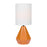 Lite Source Mason Mini 1 Light Table Lamp, White Linen