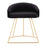 LumiSource Canary Upholstered Vanity Stool, Gold/Black
