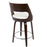 LumiSource Cecina 24.5'' Counter Stool, Set of 2, CH/WH/Chrome