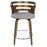 LumiSource Cosini 24" Counter Stool, Set/2, WAL/GY/CH
