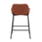 LumiSource Daniella Counter Stool, Set of 2, Black/Camel
