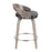 LumiSource Grotto 25" Counter Stool, Set/2, GY/BK/CH