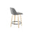 LumiSource Toriano 24" Rd Counter Stool, Set/2, N/GYN/BK