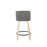LumiSource Toriano 24" Rd Counter Stool, Set/2, N/GYN/BK