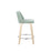 LumiSource Toriano 24" Rd Counter Stool, Set/2, N/GR/CH