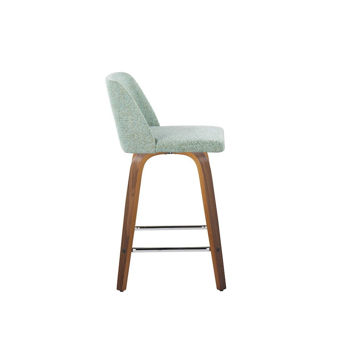 LumiSource Toriano 24" SQ Counter Stool, Set/2, W/GR/CH