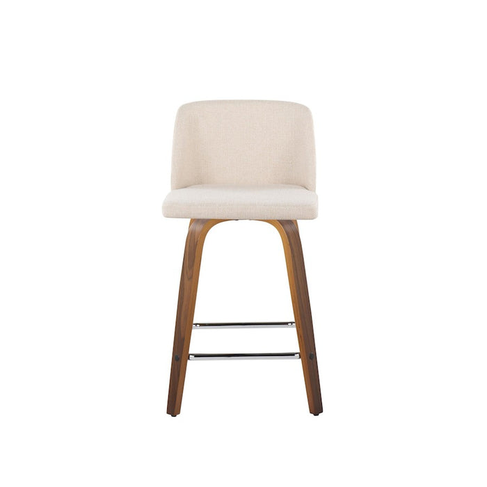 LumiSource Toriano 24" SQ Counter Stool, Set/2, W/CRN/CH