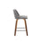LumiSource Toriano 24" SQ Counter Stool, Set/2, W/GYN/CH
