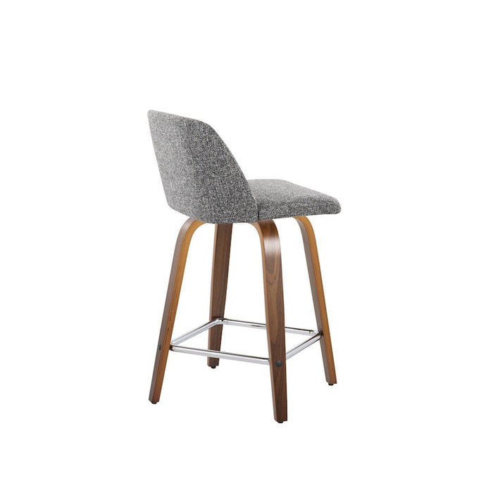 LumiSource Toriano 24" SQ Counter Stool, Set/2, W/GYN/CH