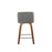 LumiSource Toriano 24" SQ Counter Stool, Set/2, W/GYN/CH