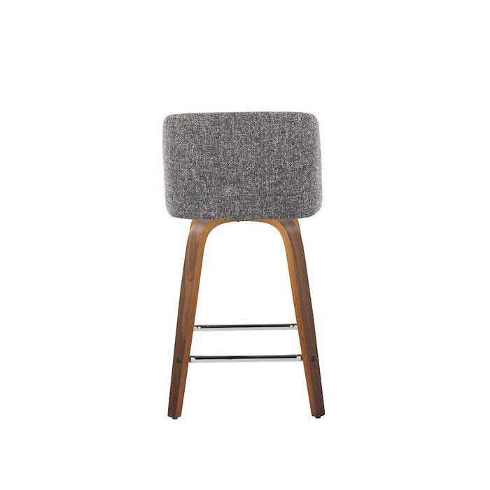 LumiSource Toriano 24" SQ Counter Stool, Set/2, W/GYN/CH