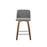 LumiSource Toriano 24" SQ Counter Stool, Set/2, W/GYN/CH