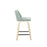 LumiSource Toriano 24" SQ Counter Stool, Set/2, N/GR/BK