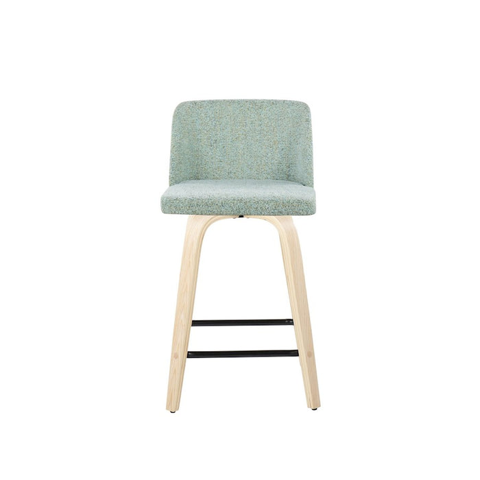 LumiSource Toriano 24" SQ Counter Stool, Set/2, N/GR/BK