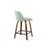 LumiSource Toriano 24" SQ Counter Stool, Set/2, W/GR/BK