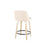 LumiSource Toriano 24" Rd Counter Stool, Set/2, N/CR/BK