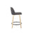 LumiSource Toriano 24" Rd Counter Stool, Set/2, N/GY/BK