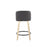 LumiSource Toriano 24" Rd Counter Stool, Set/2, N/GY/BK