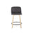LumiSource Toriano 24" Rd Counter Stool, Set/2, N/GY/BK