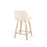 LumiSource Toriano 24" SQ Counter Stool, Set/2, N/CR/CH