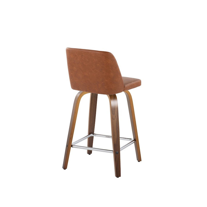LumiSource Toriano 24" Counter Stool, Set/2, W/CAM/CH