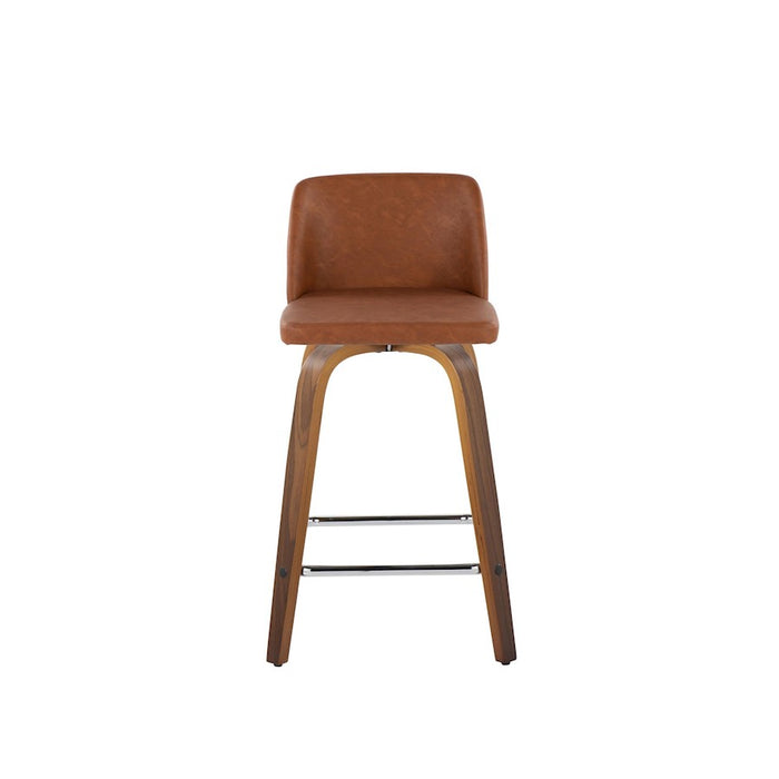 LumiSource Toriano 24" Counter Stool, Set/2, W/CAM/CH