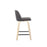 LumiSource Toriano 24" SQ Counter Stool, Set/2, N/GY/BK
