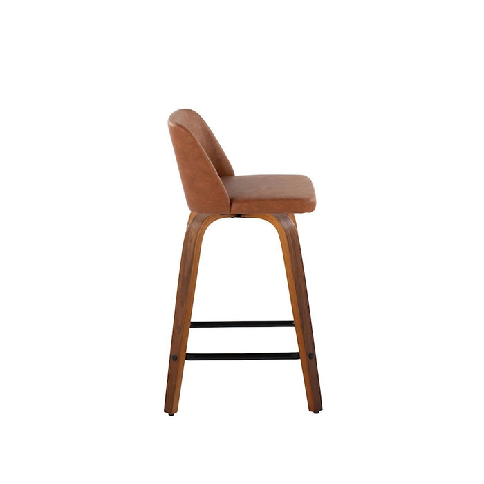LumiSource Toriano 24" Counter Stool, Set/2, W/CAM/BK