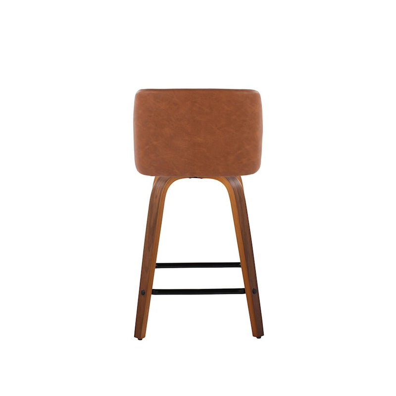 LumiSource Toriano 24" Counter Stool, Set/2, W/CAM/BK