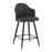 LumiSource Ahoy UP 26" Counter Stool, Set of 2, Black/Charcoal
