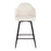 LumiSource Ahoy UP 26" Counter Stool, Set of 2, Black/Cream
