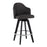 LumiSource Ahoy UP2 26" Counter Stool, Set of 2, Black/Chrome/Chrome