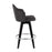 LumiSource Ahoy UP2 26" Counter Stool, Set of 2, Black/Chrome/Chrome