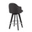 LumiSource Ahoy UP2 26" Counter Stool, Set of 2, Black/Chrome/Chrome