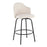 LumiSource Ahoy Counter Stool, Set of 2, Black/Cream