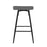 LumiSource Ale Counter Stool, Set of 2, Black Steel/Grey