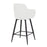 LumiSource Boyne 26" Counter Stool, Set of 2, Black/Grey