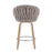 LumiSource B. Matisse Counter Stool, Set of 2, Z/GY/Chrome