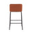 LumiSource Casper Counter Stool, Set of 2, Black/Camel