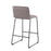 LumiSource Casper Counter Stool, Set of 2, Black/Grey