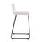 LumiSource Casper Counter Stool, Set of 2, Black/Cream