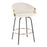 LumiSource Claire 26" Counter Stool, Set/2, BK/CR/Gold
