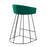 LumiSource Canary Counter Stool, Set of 2, Black/Green