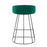 LumiSource Canary Counter Stool, Set of 2, Black/Green