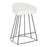 LumiSource Canary Counter Stool, Set of 2, Black/White